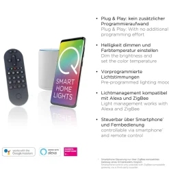 Q-Smart-Home Loftlamper|Loftlamper > Paul Neuhaus Q-Piato LED-loftlampe, 3 lyskilder
