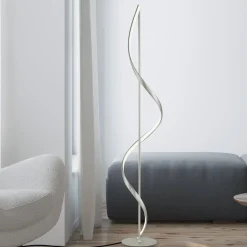 Q-Smart-Home Gulvlamper|Gulvlamper > Paul Neuhaus Q-Swing LED-gulvlampe, stål