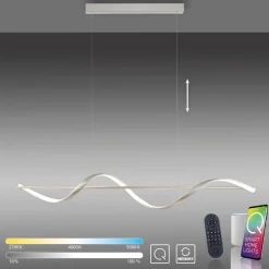 Q-Smart-Home Pendellamper > Paul Neuhaus Q-Swing LED-hængelampe, stål
