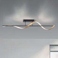 Loftlamper|Pendellamper ^ Q-Smart-Home Paul Neuhaus Q-Swing loftlampe antracit/messing