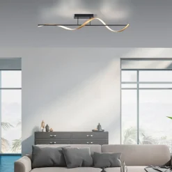 Loftlamper|Pendellamper ^ Q-Smart-Home Paul Neuhaus Q-Swing loftlampe antracit/messing