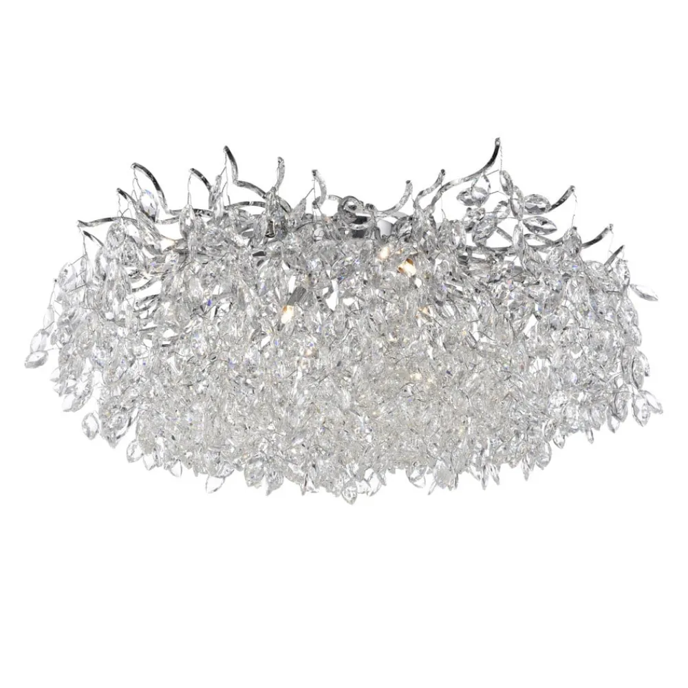 Paul Neuhaus Gang|Loftlamper > Ricicle loftslampe, krystalpendel, Ø 80 cm