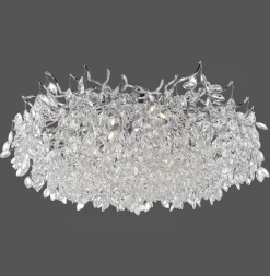 Paul Neuhaus Gang|Loftlamper > Ricicle loftslampe, krystalpendel, Ø 80 cm