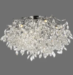 Paul Neuhaus Gang|Loftlamper > Ricicle loftslampe, krystalpendel, Ø 60 cm