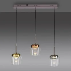 Q-Smart-Home Pendellamper|Pendellamper > Paul Neuhaus Smart LED hængelampe Q-Kon flerfarvet 3 lyskilder