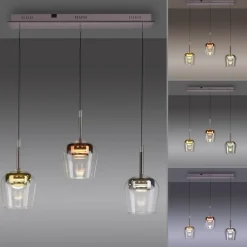 Q-Smart-Home Pendellamper|Pendellamper > Paul Neuhaus Smart LED hængelampe Q-Kon flerfarvet 3 lyskilder