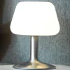 Paul Neuhaus Bordlamper > Till bordlampe, stålfarvet, glas, dæmpbar