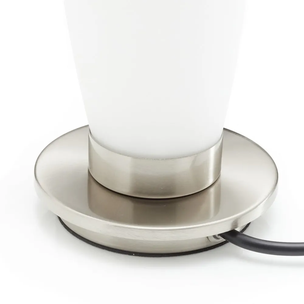 Paul Neuhaus Gang|Bordlamper > Tyra bordlampe, glas, Ø 10 cm, dæmpbar, G9