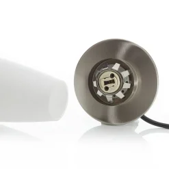 Paul Neuhaus Gang|Bordlamper > Tyra bordlampe, glas, Ø 10 cm, dæmpbar, G9