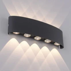 Paul Neuhaus Terrassebelysning > udendørs LED-væglampe Carlo, 27 cm, sort