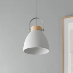 Lamkur Pendellamper > Pendellampe Bergen, 1 lyskilde, hvid