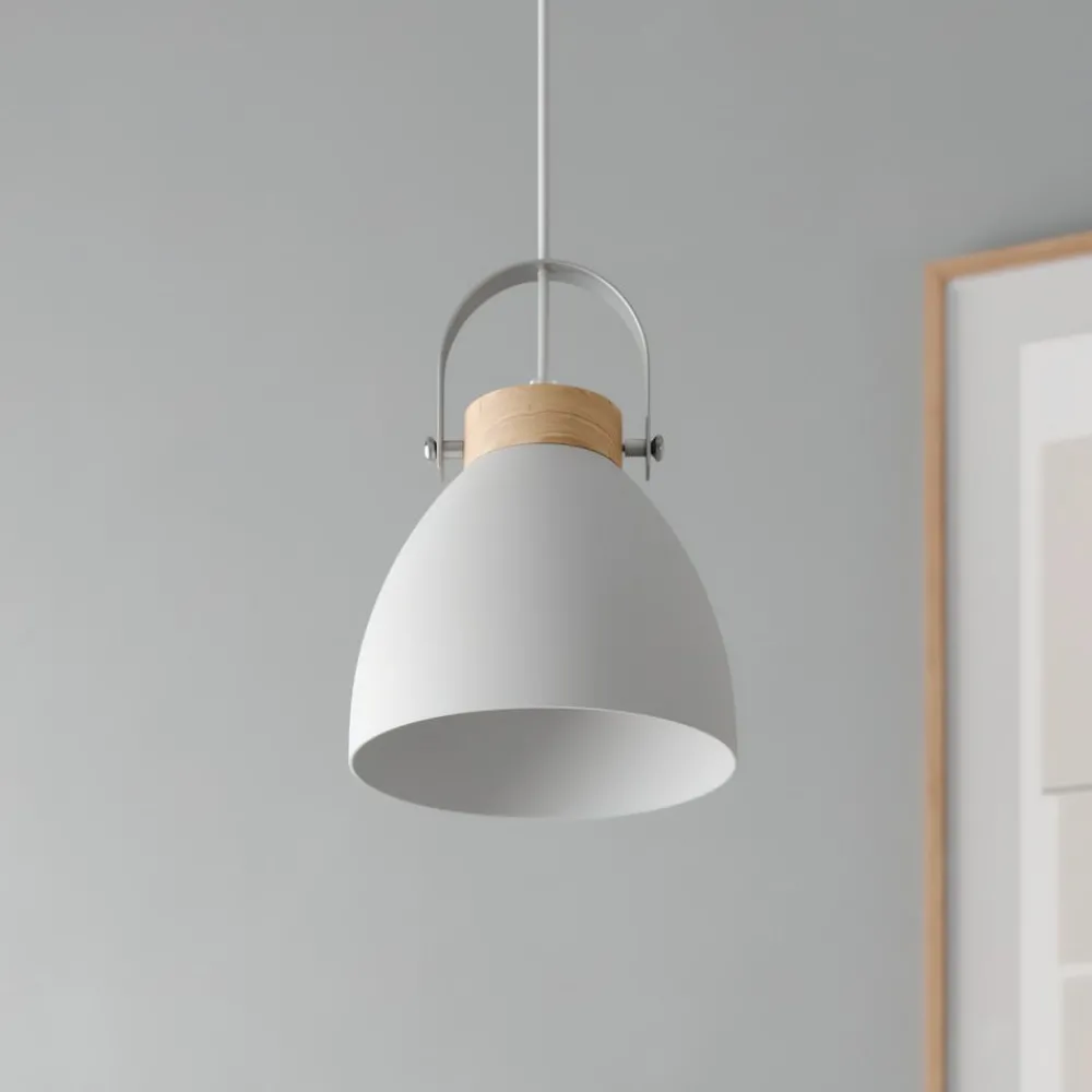 Lamkur Pendellamper > Pendellampe Bergen, 1 lyskilde, hvid