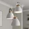 Lamkur Pendellamper > Pendellampe Bergen, 3 lyskilder, rund, hvid