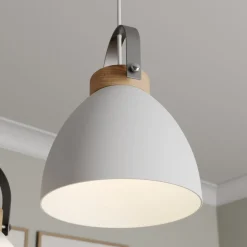 Lamkur Pendellamper > Pendellampe Bergen, 3 lyskilder, rund, hvid