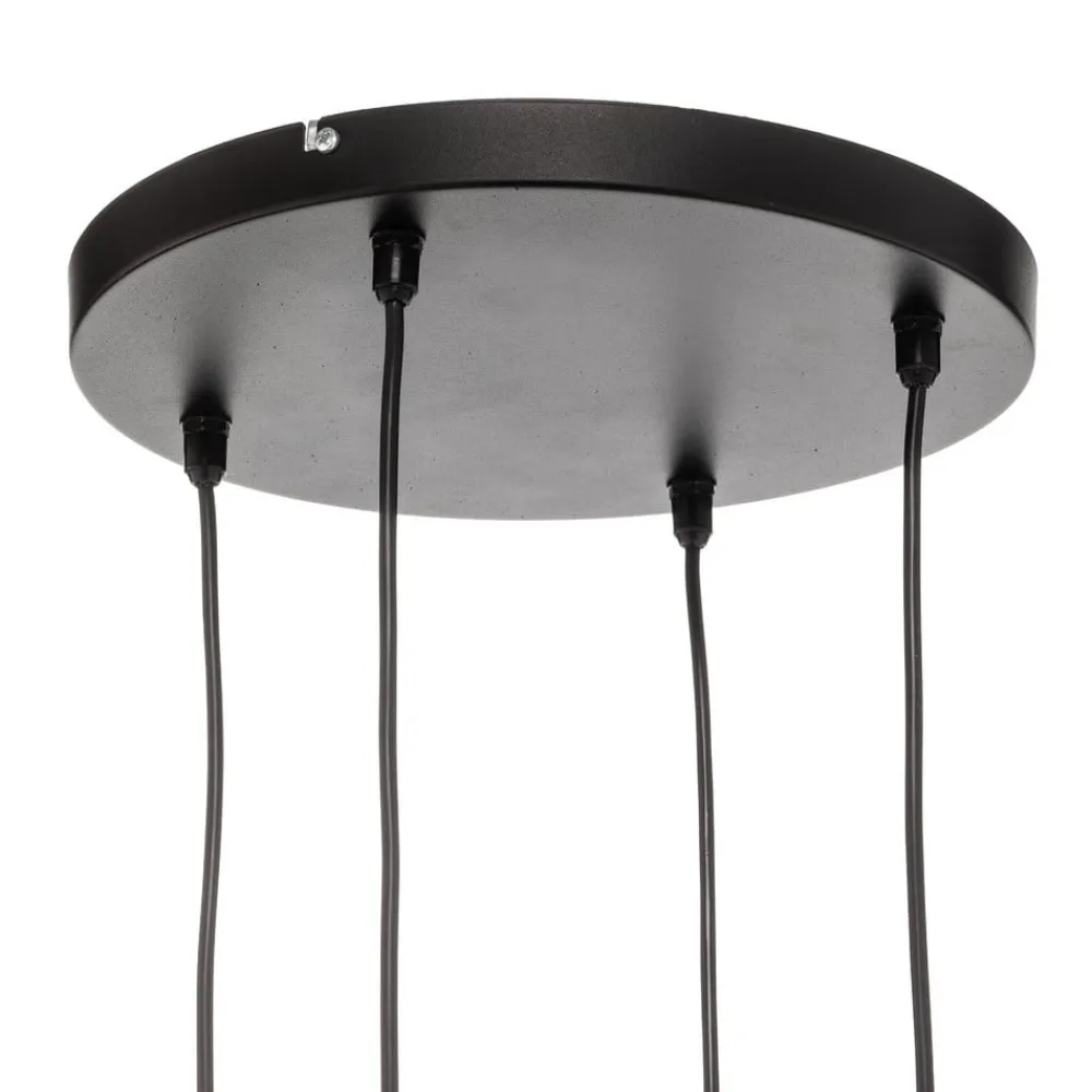 HELAM Pendellamper|Pendellamper > Pendellampe Cumera i sort, 4 lyskilder, rund