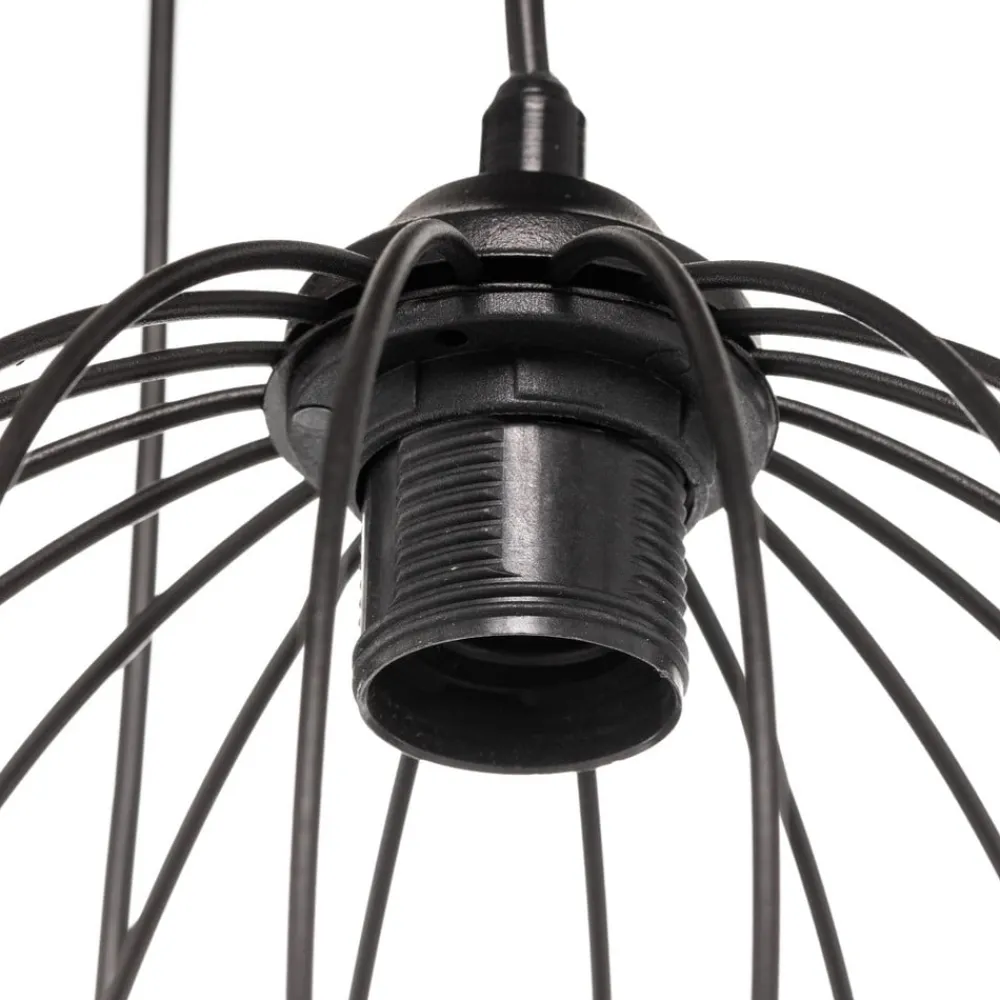 HELAM Pendellamper|Pendellamper > Pendellampe Cumera i sort, 4 lyskilder, rund
