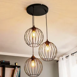 HELAM Pendellamper|Pendellamper > Pendellampe Cumera, 3 lyskilder, rund