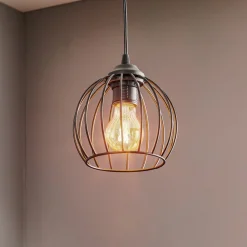 HELAM Pendellamper > Pendellampe Cumera med burskærm, Ø 16 cm