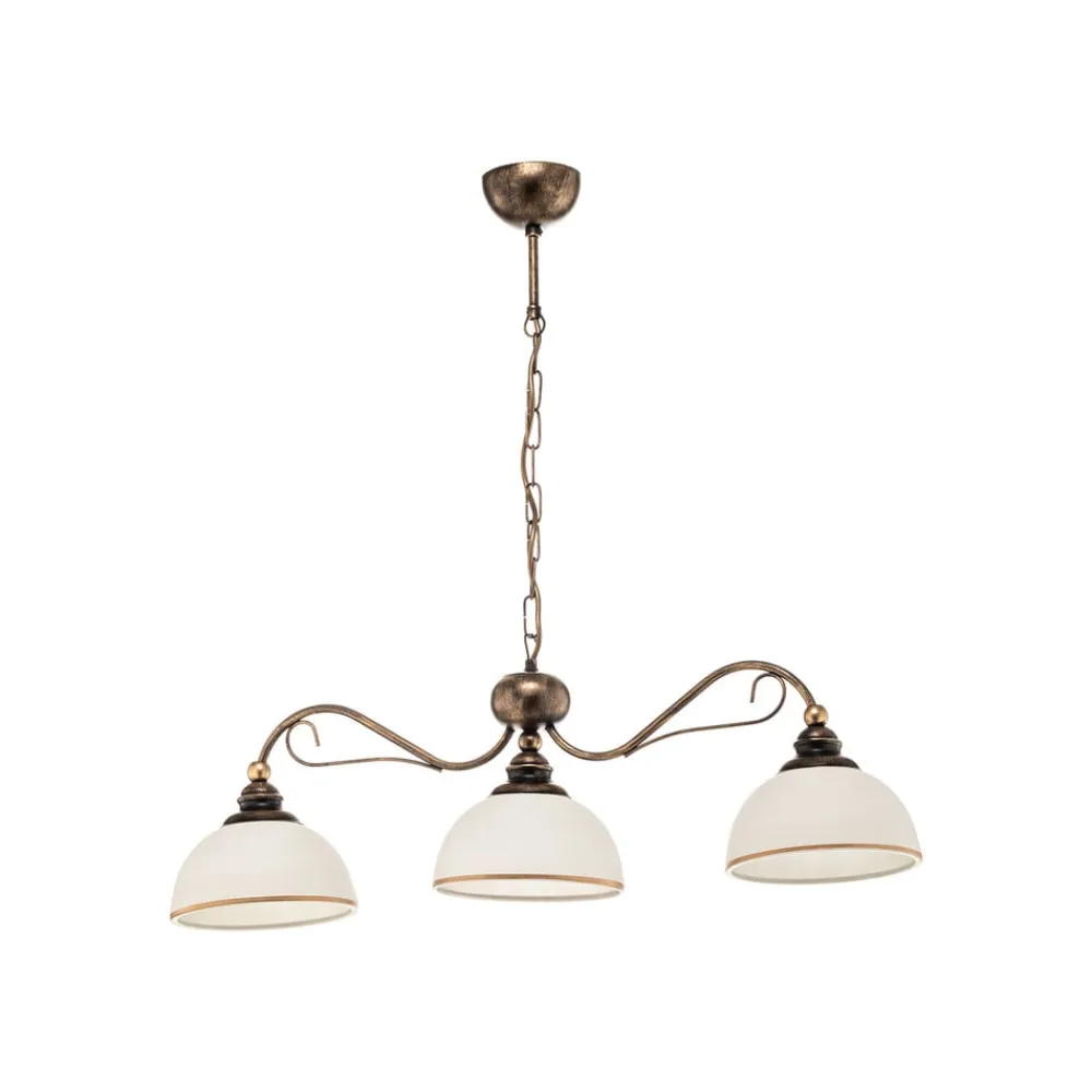 Jupiter Pendellamper|Pendellamper > Pendellampe i bjælkeform Casale, 3 lyskilder, længde 74 cm
