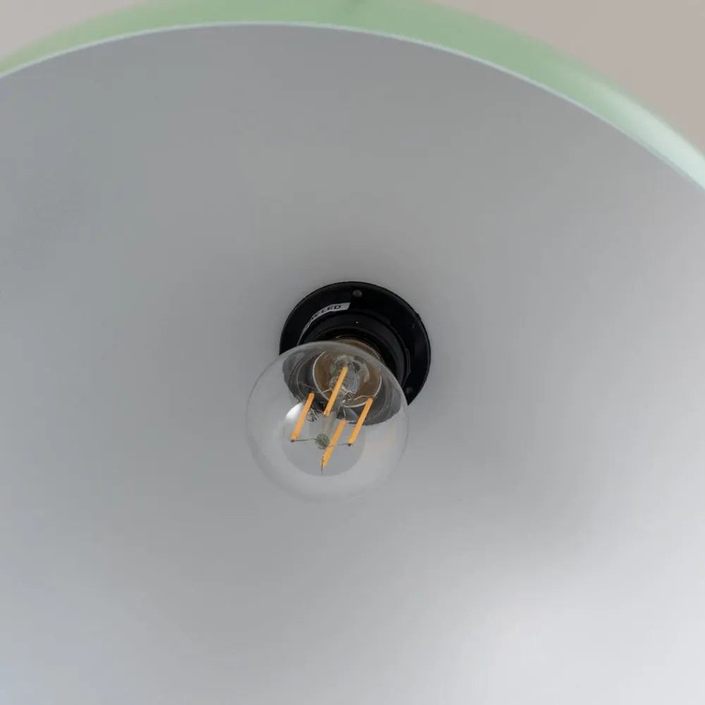 Pendellamper|Pendellamper ^ Opviq Pendellampe Kure, mintgrøn, metal, Ø 40 cm E27