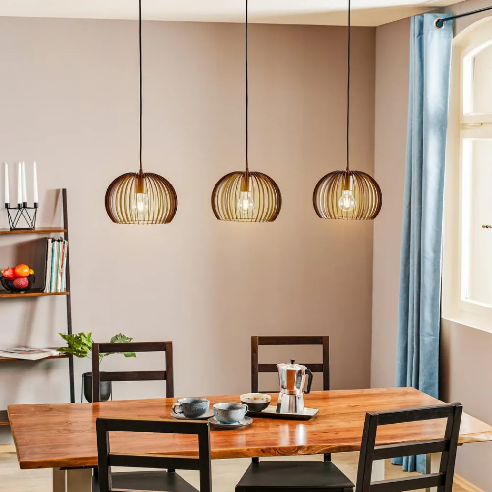 TEMAR LIGHTING Pendellamper|Pendellamper > Pendellampe Larus i sort stål, 3 lyskilder