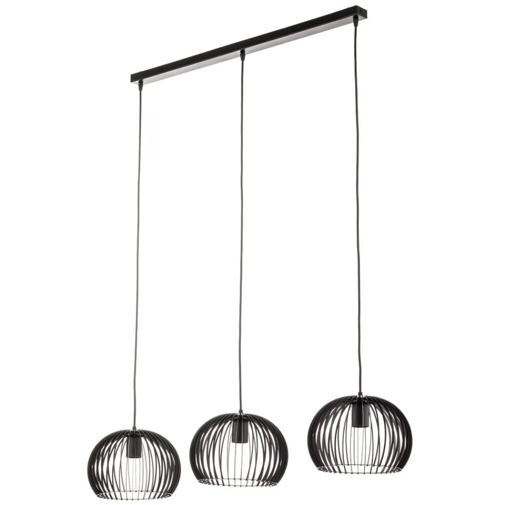 TEMAR LIGHTING Pendellamper|Pendellamper > Pendellampe Larus i sort stål, 3 lyskilder