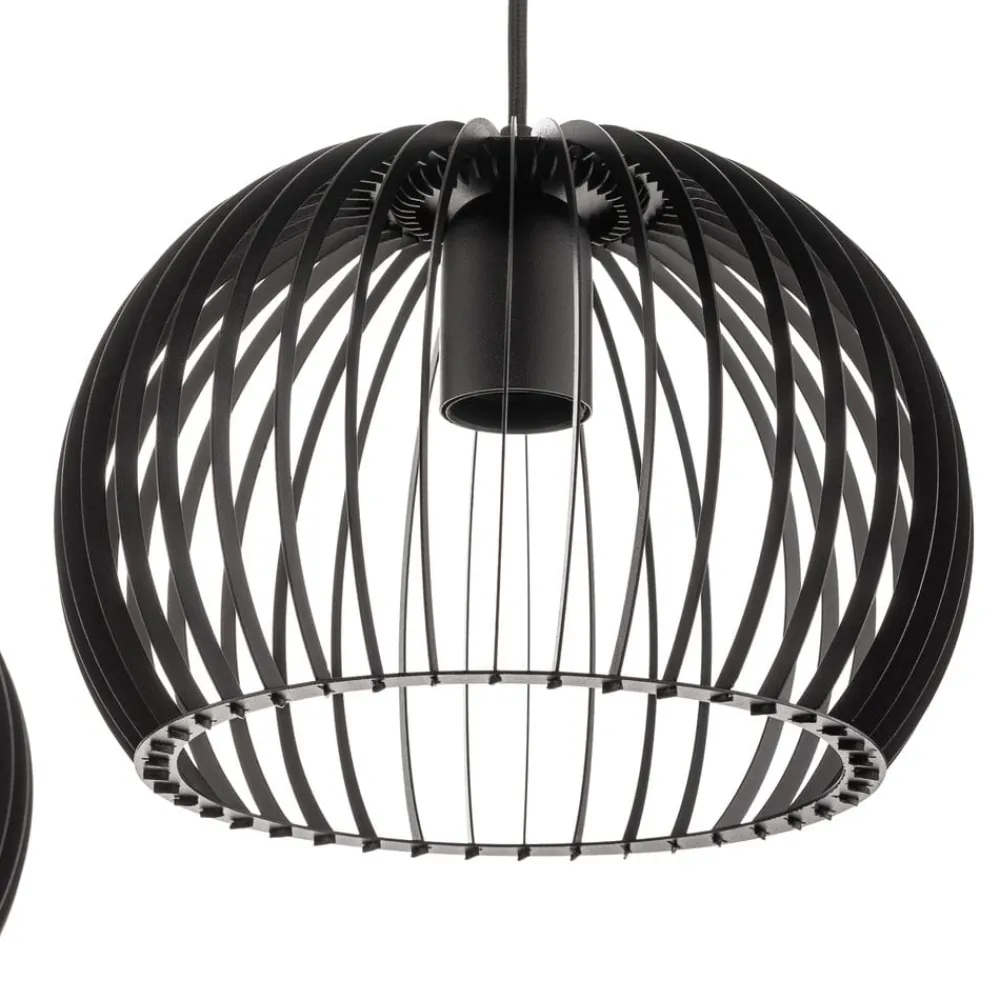 TEMAR LIGHTING Pendellamper|Pendellamper > Pendellampe Larus i sort stål, 3 lyskilder
