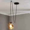 EMIBIG LIGHTING Pendellamper|Pendellamper > Pendellampe Starla decentral 1 lyskilde Glas grafit