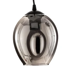 EMIBIG LIGHTING Pendellamper|Pendellamper > Pendellampe Starla decentral 1 lyskilde Glas grafit