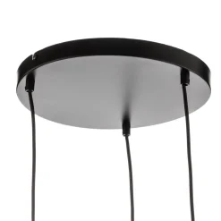 EMIBIG LIGHTING Pendellamper|Pendellamper > Pendellampe Starla, glas grafit/amber/klar, 3 lyskilder, rund