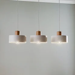 EMIBIG LIGHTING Pendellamper|Pendellamper > Pendellampe Tako, 3 lyskilder, hvid