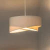 Maco Design Pendellamper > Pendellampe Vivien, tofarvet, beige/hvid