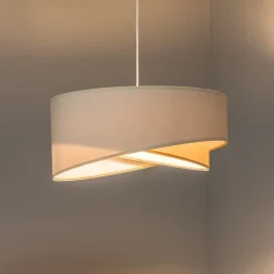 Maco Design Pendellamper > Pendellampe Vivien, tofarvet, beige/hvid