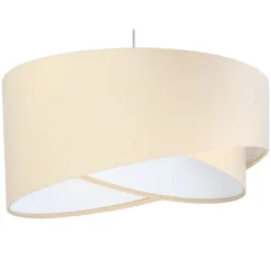 Maco Design Pendellamper > Pendellampe Vivien, tofarvet, beige/hvid