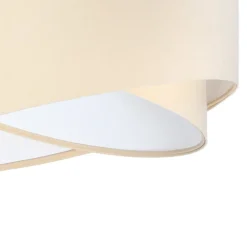 Maco Design Pendellamper > Pendellampe Vivien, tofarvet, beige/hvid