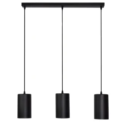 TEMAR LIGHTING Pendellamper > Pendellampe ZW Tube 170, 3 lyskilder, sort
