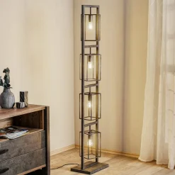 Zijlstra Gulvlamper|Gulvlamper > Perpendillu gulvlampe, 4 lyskilder