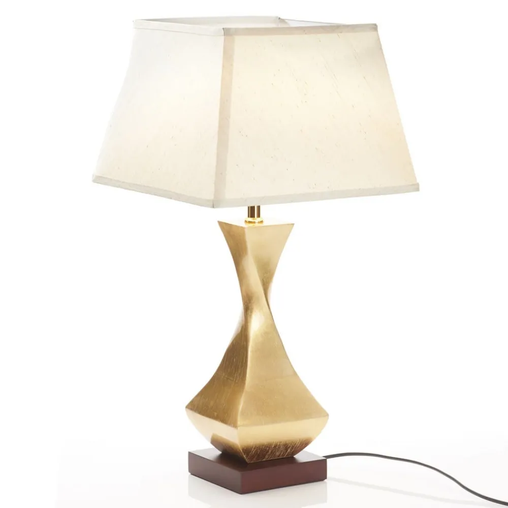 Schuller Valencia Bordlamper > Påfaldende bordlampe Deco med forgyldt fod