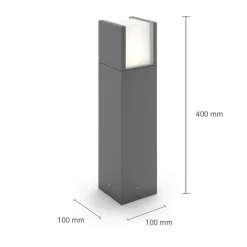 Sokkellamper ^ Philips Arbour UE LED-sokkelbelysning