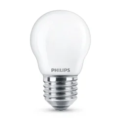 Led Pærer ^ Philips Classic LED-pære E27 P45 6,5 W 2.700 K mat