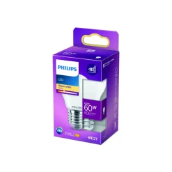 Led Pærer ^ Philips Classic LED-pære E27 P45 6,5 W 2.700 K mat