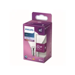 Led Pærer ^ Philips Classic LED-pære E14 P45 6,5 W mat 4.000 K
