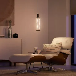 Philips Dæmpbar Led-Pære|Filament Pære > Crystal Giant røg LED-pære E27 7 W