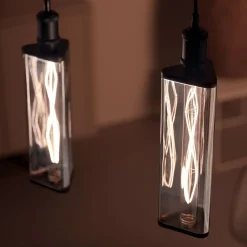 Philips Dæmpbar Led-Pære|Filament Pære > Crystal Giant røg LED-pære E27 7 W