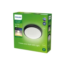 Udendørs Loftlamper ^ Philips Doris LED-udendørslampe IP54 2.700 K sort