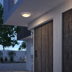 Philips Udendørs Loftlamper > Doris LED-udendørslampe IP54 2.700K nikkel