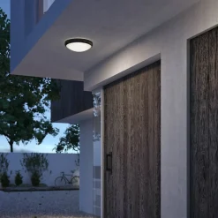 Udendørs Loftlamper ^ Philips Doris LED-udendørslampe IP54 4.000 K sort