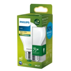 Philips Led Pærer > E27 LED-pære A60 5,2 W 1095lm 2.700 K mat
