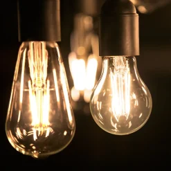 Led Pærer ^ Philips E27 LED-pære filament 4,3W 2.700K