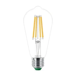 Philips Filament Pære|Led Pærer > E27 LED-pære ST64 4 W 840lm 2.700 K klar